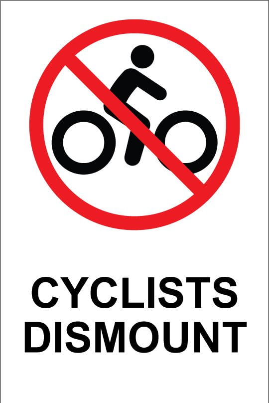 CYCLISTS DISMOUNT SIGN | STATUTORY SIGNS